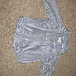 Long Sleeved Button Down Striped Shirt (6m)